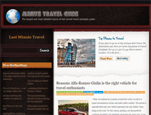 Tablet Screenshot of minutetravelguide.com